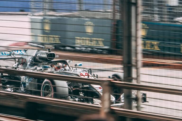 formula 1 car photo in focus