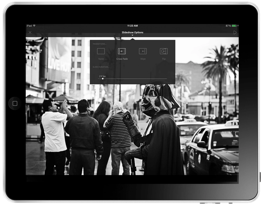 Lightroom-Mobile-Slideshow-Options
