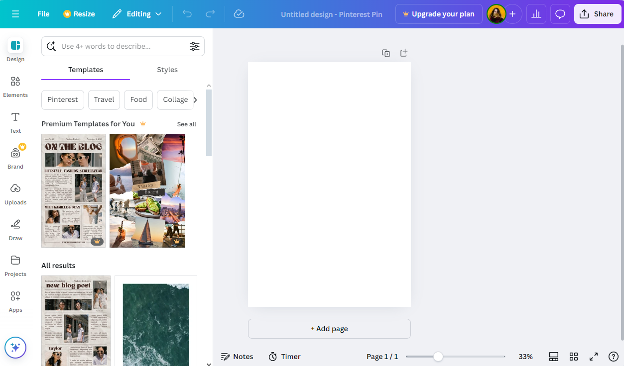 Como recortar imagem para rede social no Canva