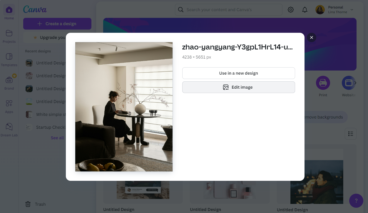 Como cortar imagem no Canva