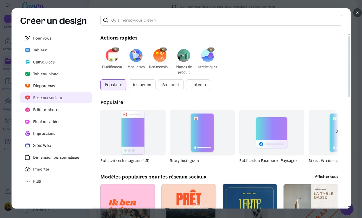 Comment rogner une image pour les réseaux sociaux dans Canva