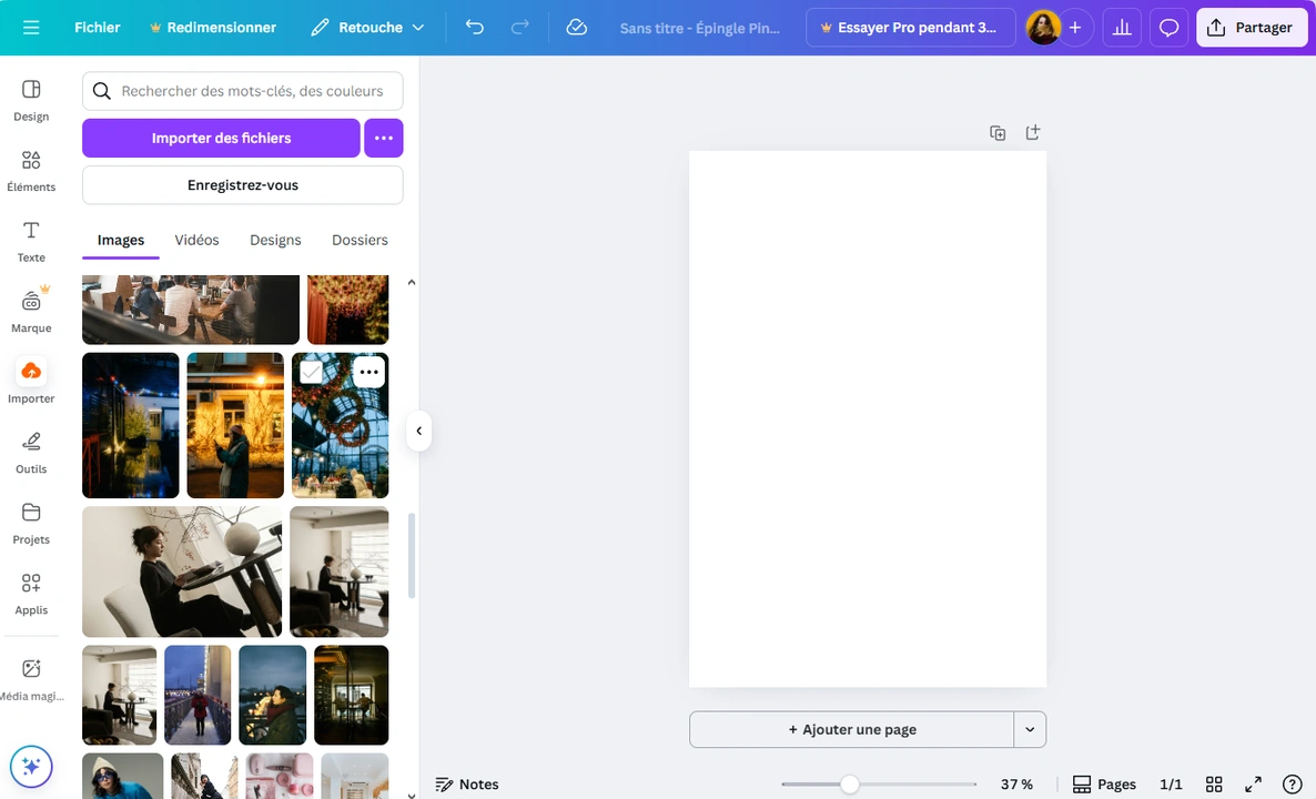 Comment rogner une image pour les réseaux sociaux dans Canva