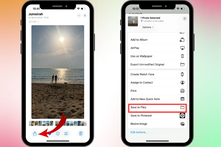 how to convert picture to pdf on iphone without app free