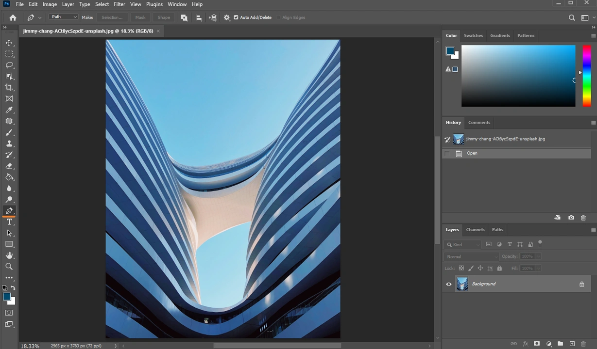 How to Cut Out An Image in Photoshop Using Pen Tool