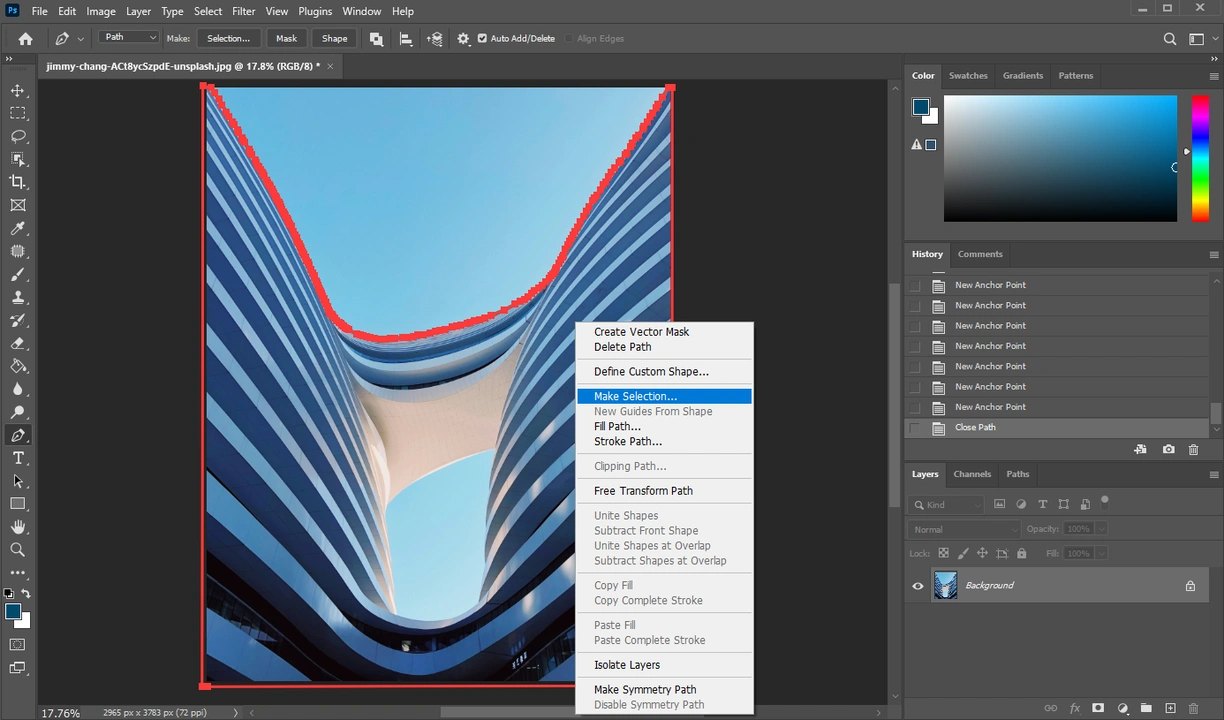 How to Cut Out An Image in Photoshop Using Pen Tool