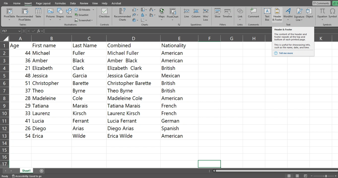 How to Add a Watermark in Excel using Header & Footer