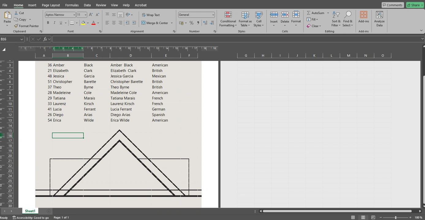 insert watermark in excel