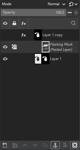 gimp make background transparent
