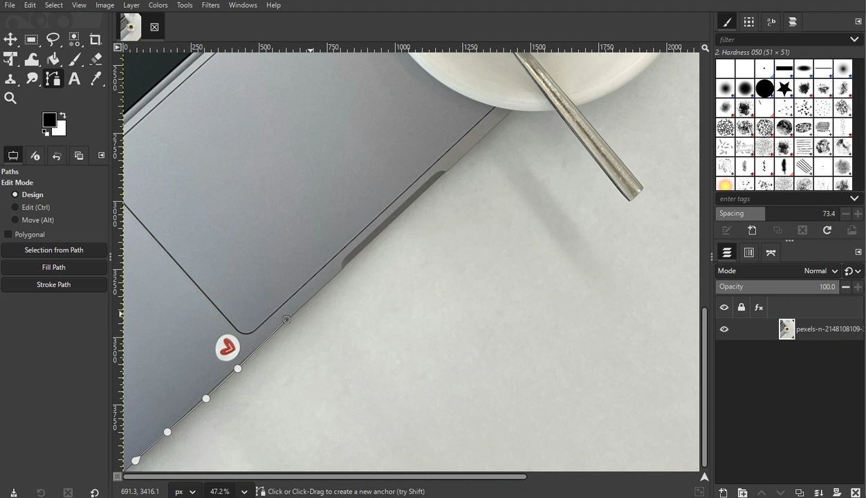 how to make background transparent in gimp