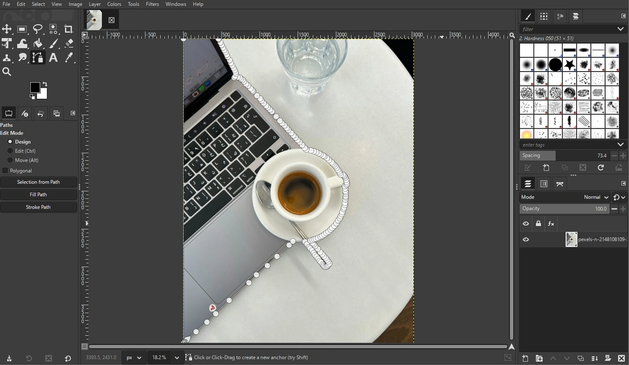 how to make background transparent in gimp