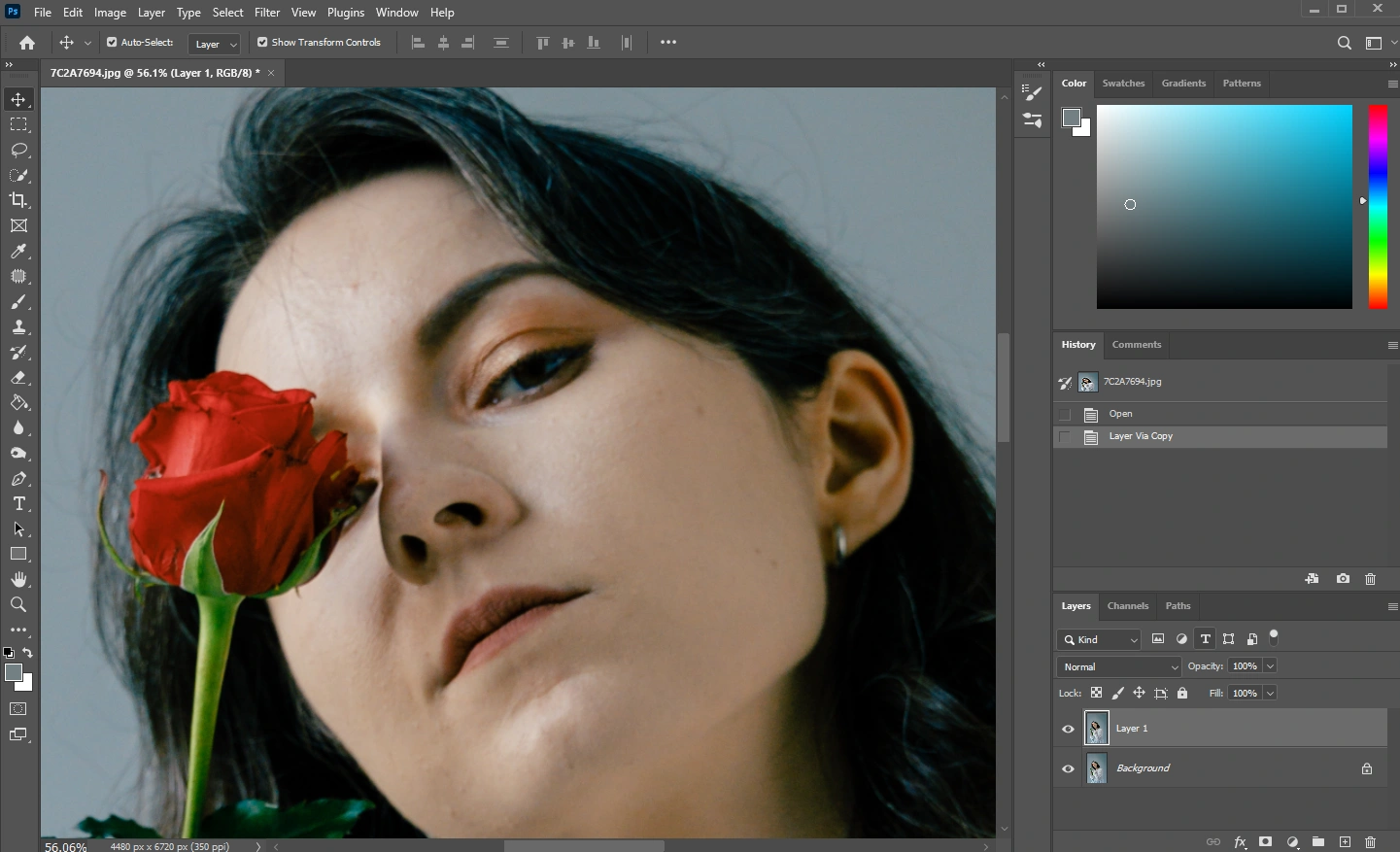 how to remove lens blur in Photoshop