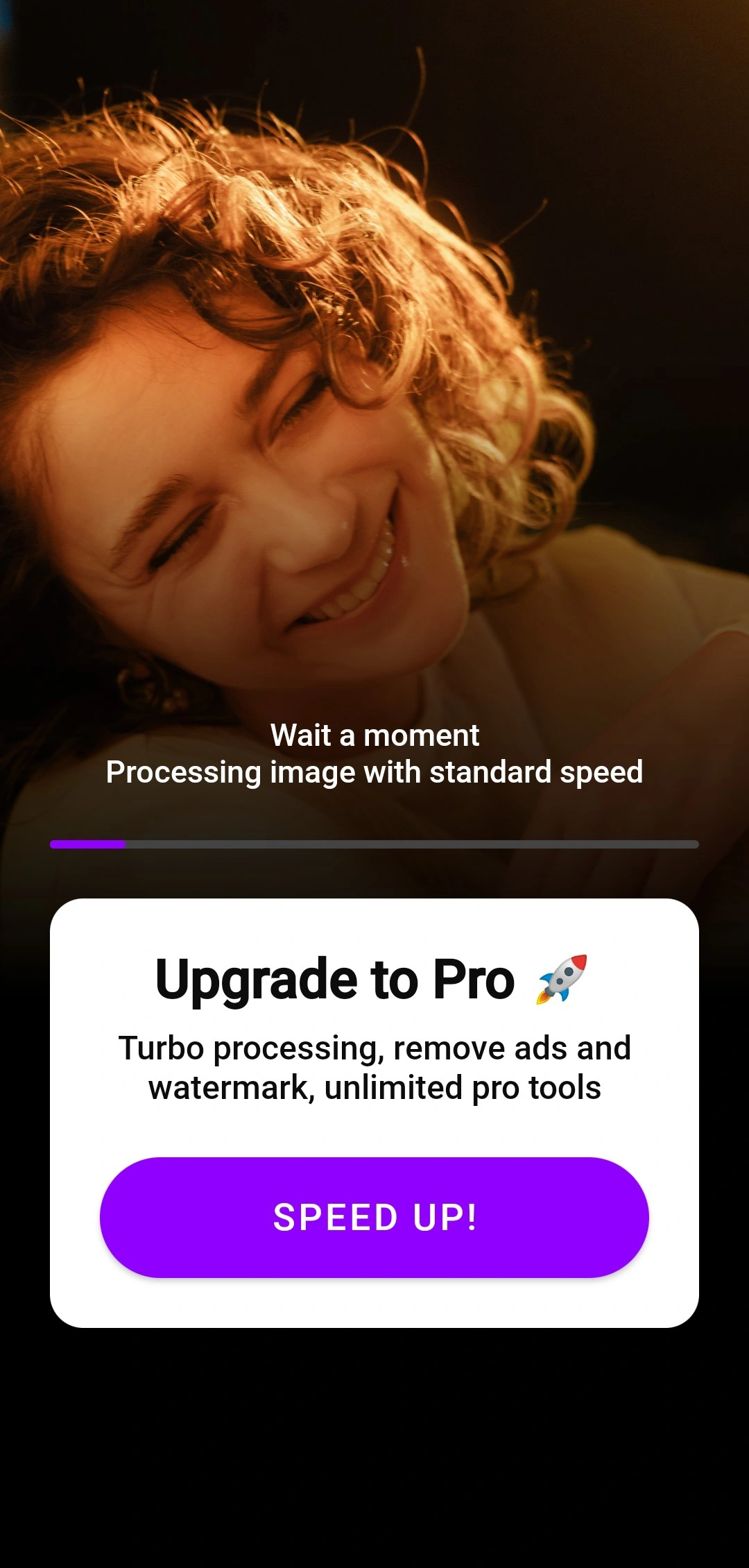 photoboost to ublur a photo