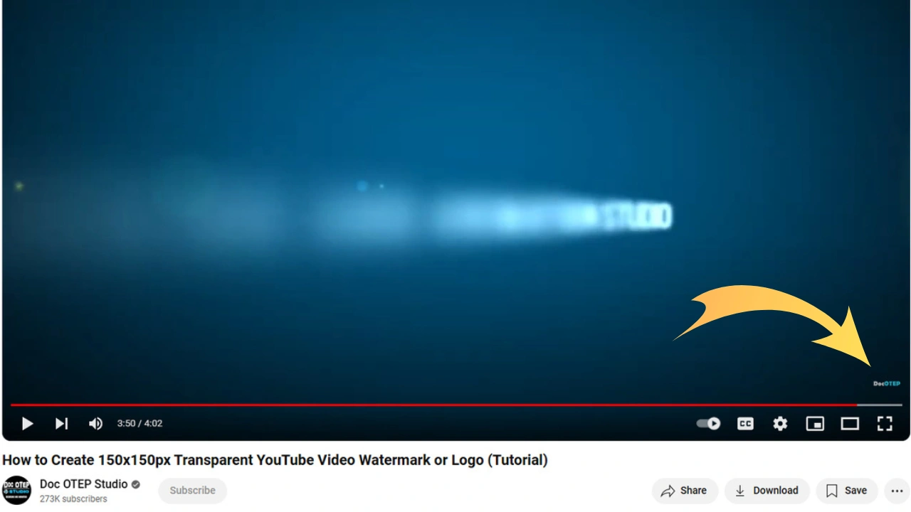 video watermark youtube